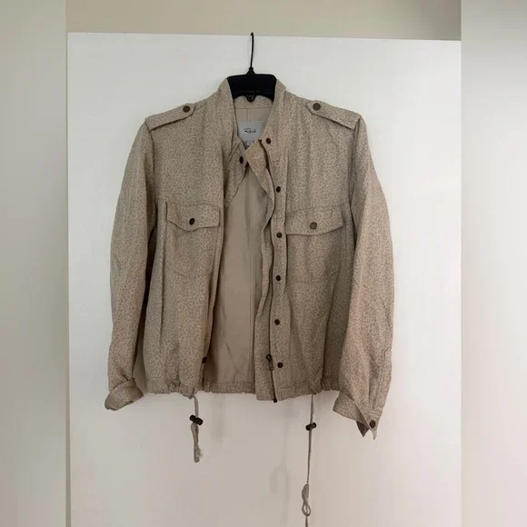 Rails Collins Jacket in White Mini Cheetah - Picture 4 of 4